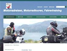 Tablet Screenshot of moto-tours.de